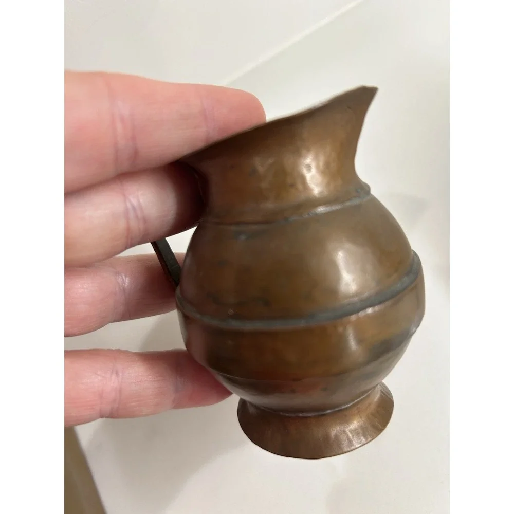 Vintage Small Brass Pitcher